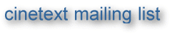 cinetext mailing list