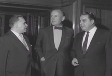 Harry Saltzman, Ian Felmming und Albert Broccoli